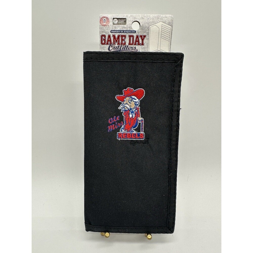 Ole Miss Rebels Embroidered Checkbook Wallet Credit Card Money NCAA Football